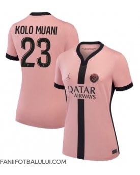 Paris Saint-Germain Randal Kolo Muani #23 Tricou Fotbal Replică 2024-25 Femei Treilea